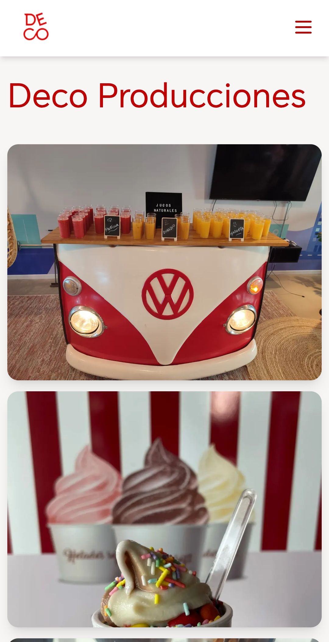 Deco Producciones mobile
